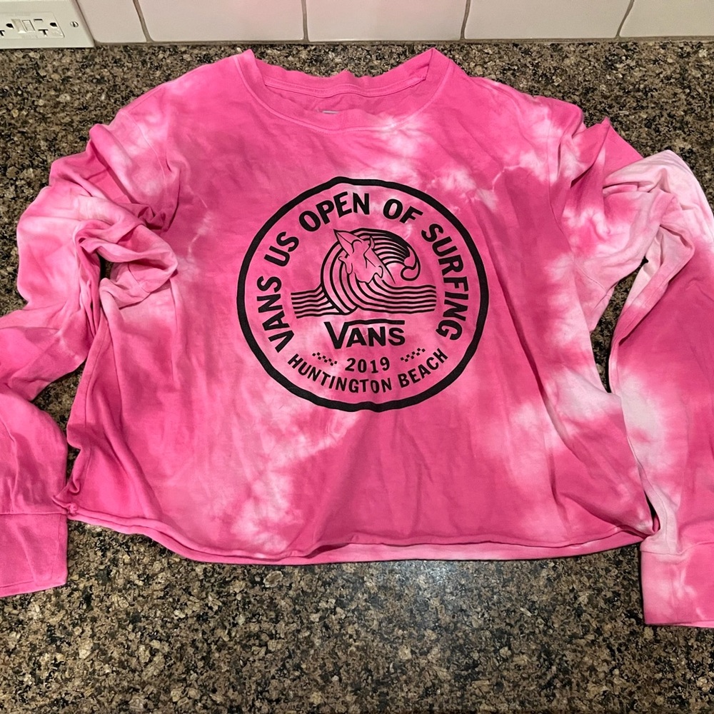 Vans US Surfing Open long sleeve crop t-shirt